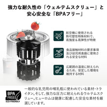 画像をギャラリービューアに読み込む, ヒューロム コールドプレスジューサー H70FTシリーズ